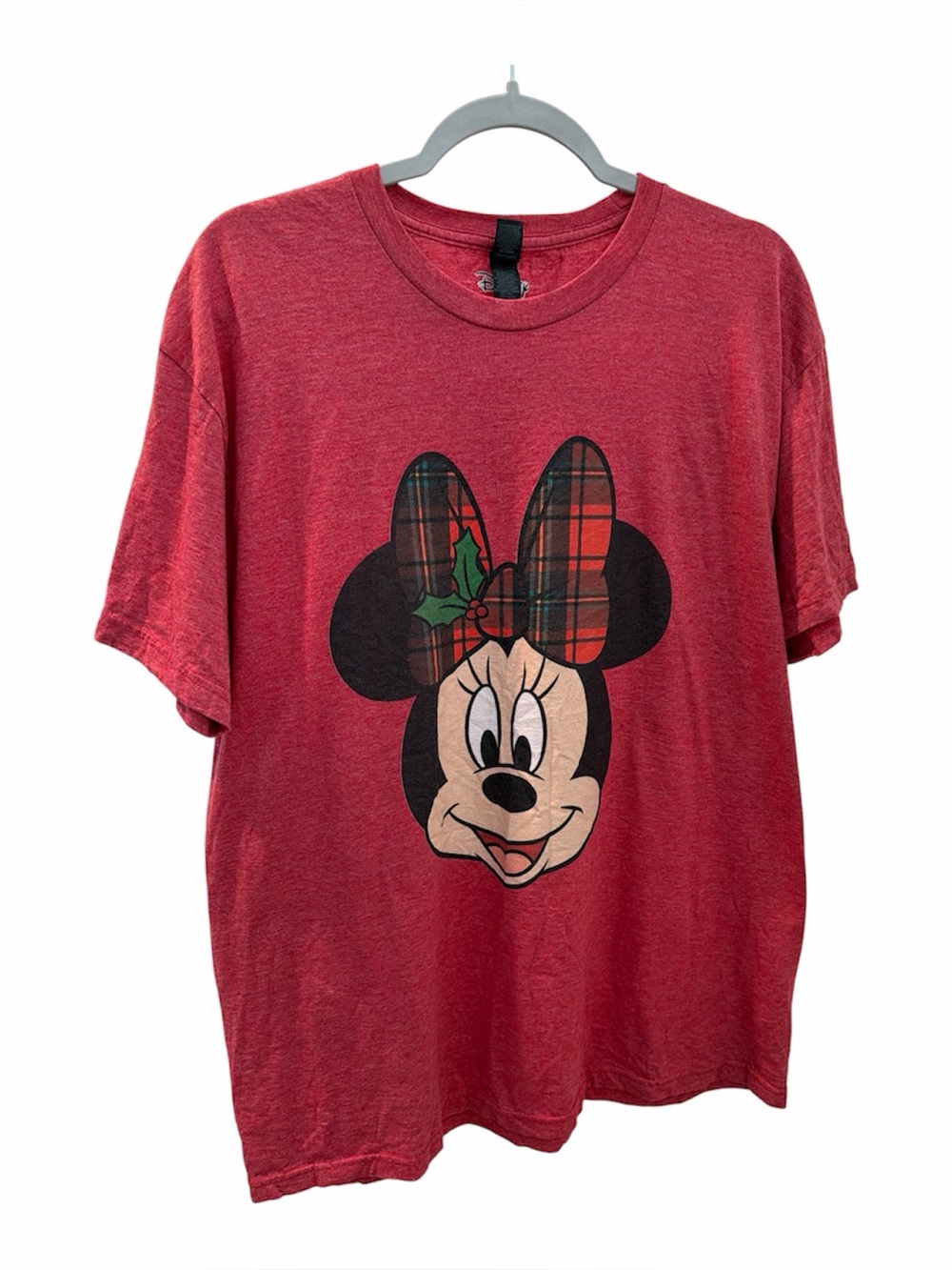 DISNEY Red Minnie Mouse Christmas Tee size x large